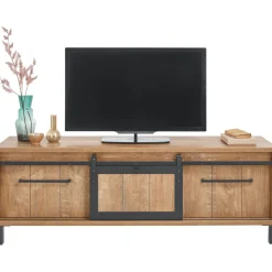 TV-meubel Alva 179 cm orange teak