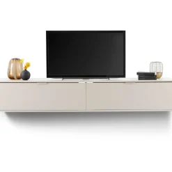 Tv-meubel Betera zwevend 210 cm beige