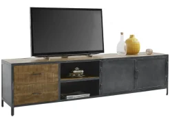 TV-meubel Calde mangohout 208 cm