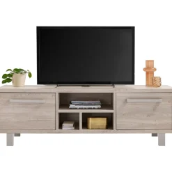 Tv-meubel Gradoly 165 cm grijs