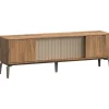 Tv-meubel Lodetto 184 cm deuren champagnekleur