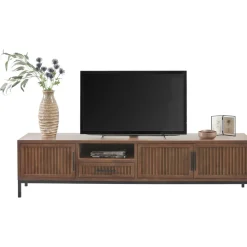 Tv-meubel Maverna mangohout 202 cm bruin