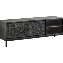 TV-meubel Montclair zwart 160 cm