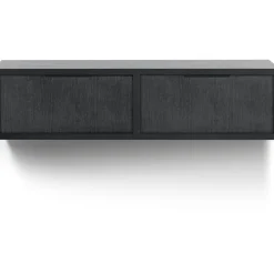 TV-meubel Verdio zwevend 127 cm zwart