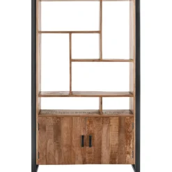 Vakkenkast Newhaven mangohout 180x110x43 cm