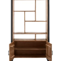 Vakkenkast Newhaven mangohout 180x110x43 cm