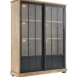 Vitrinekast Ladonia 188x143x50 cm