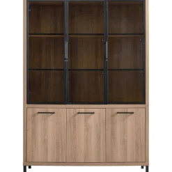 Vitrinekast Selinia 200x140x45 cm