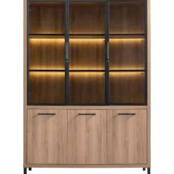 Vitrinekast Selinia 200x140x45 cm