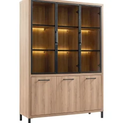 Vitrinekast Selinia 200x140x45 cm