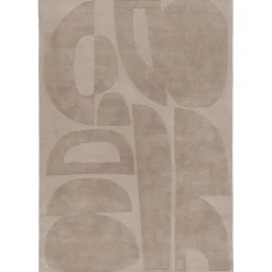 Vloerkleed Brusly 160x230 cm lichtgrijs