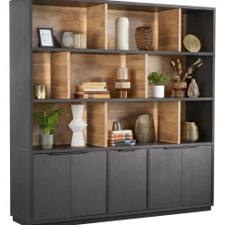 Wandmeubel Verdio 212x207x50 cm met verlichting