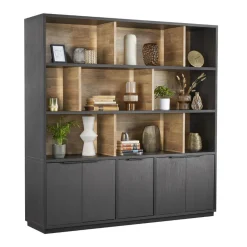 Wandmeubel Verdio 212x207x50 cm met verlichting