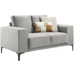 2-zitsbank Clanton grijs premium comfort